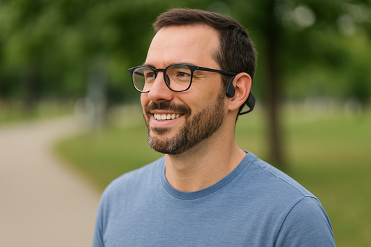 Peut-on porter un casque à conduction osseuse avec des lunettes
