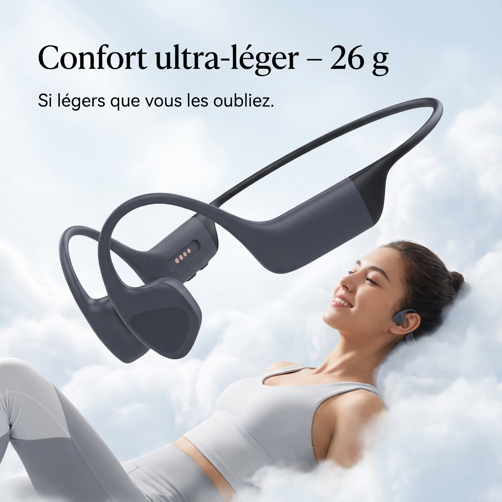 Casque sport à conduction osseuse – IMAXRUN PRO
