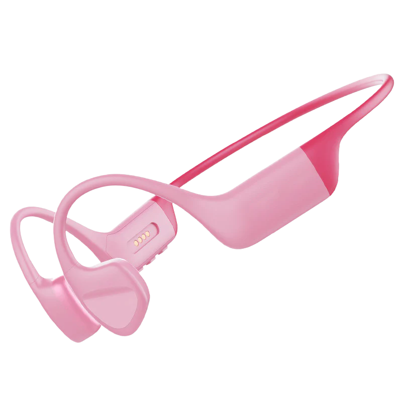 casque sport à conduction osseuse rose