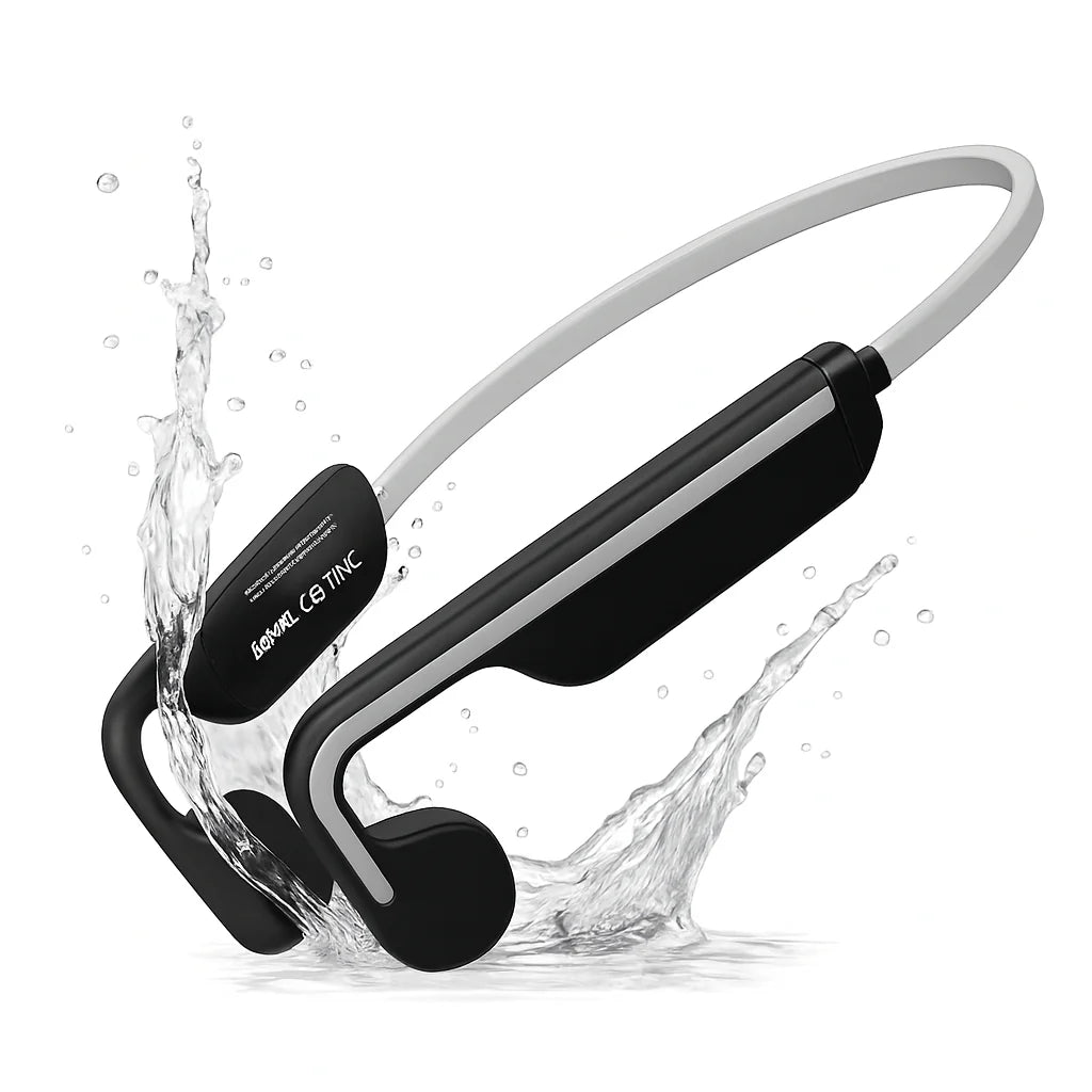 casque sportif à conduction osseuse gris