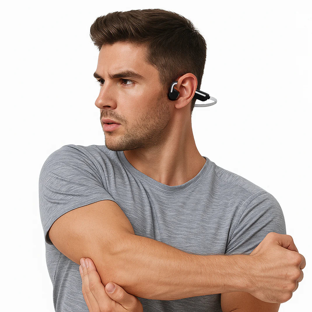 Casque à conduction osseuse sportif