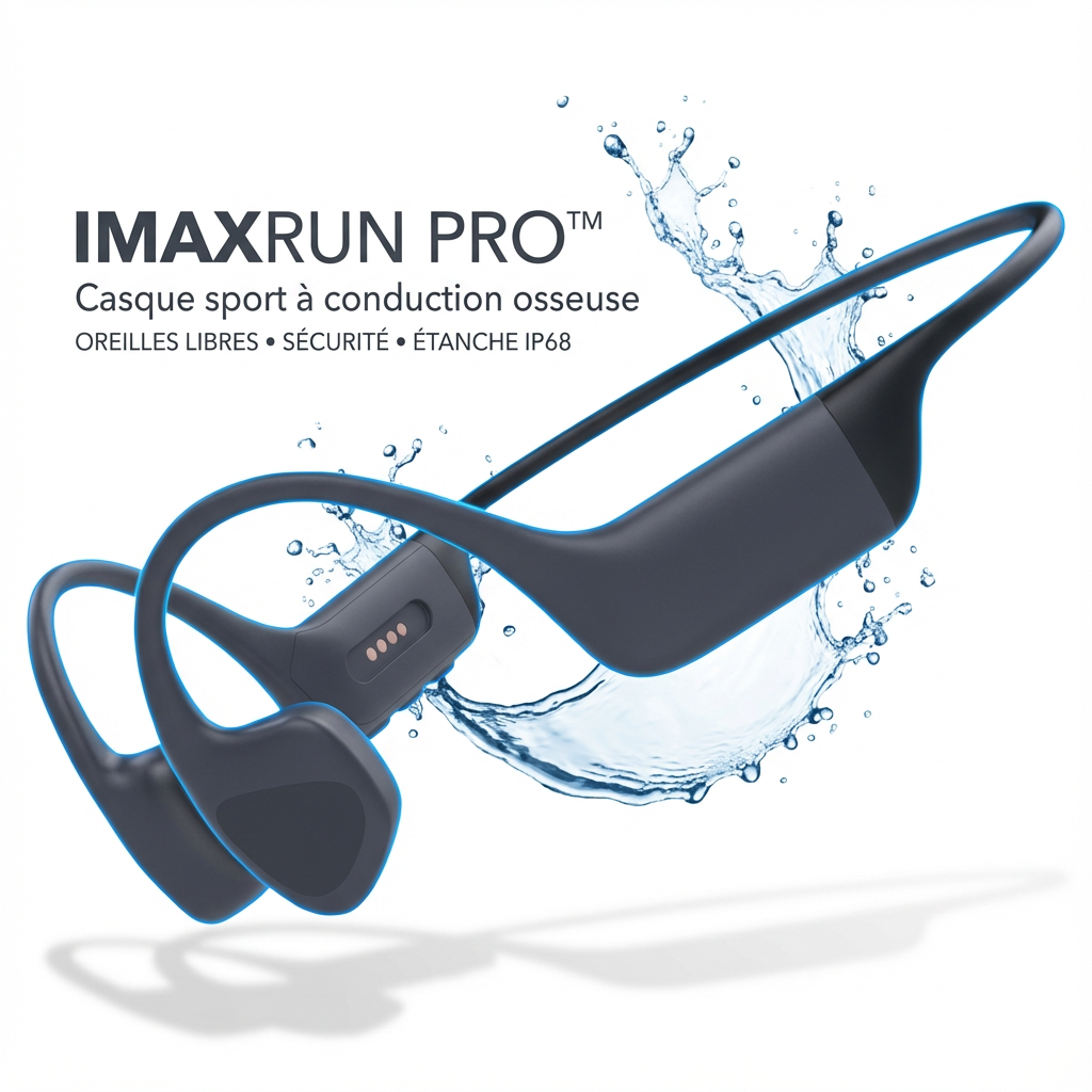 Casque sport à conduction osseuse – IMAXRUN PRO